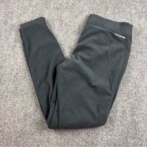 COLUMBIA Women’s Charcoal blackFleece Pants Leggings size: XL